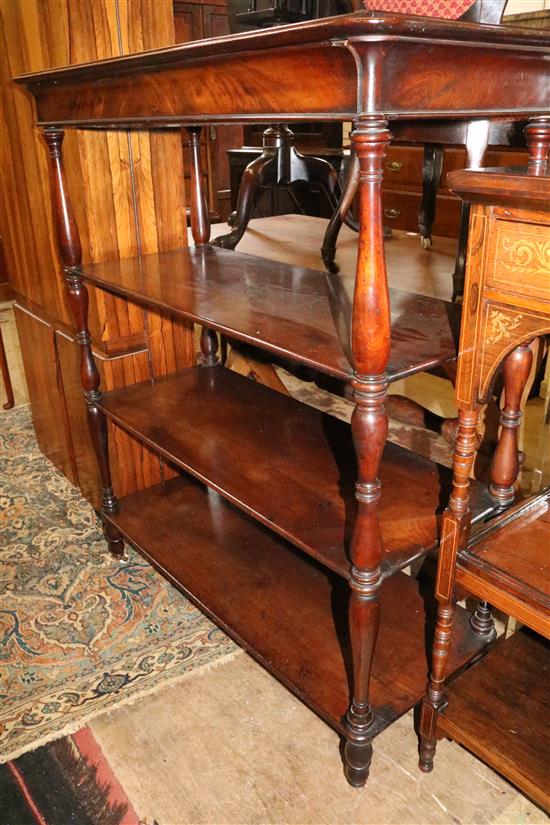 Mahogany single drawer buffet